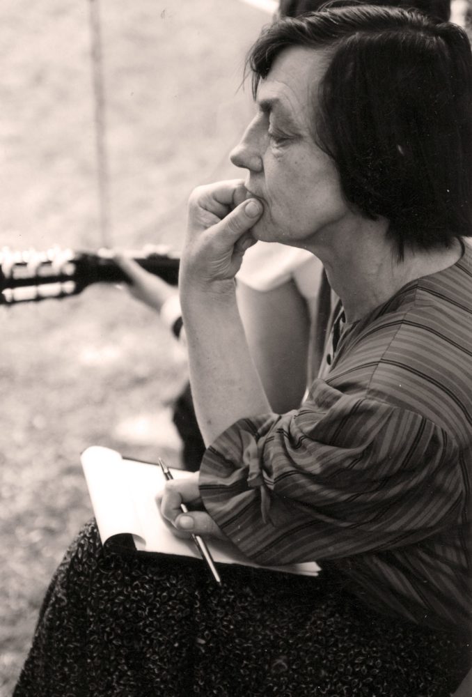 Elena Mezginaitė. Apie 1995 m. Nuotrauka iš M. Kvetkienės asmeninio archyvo