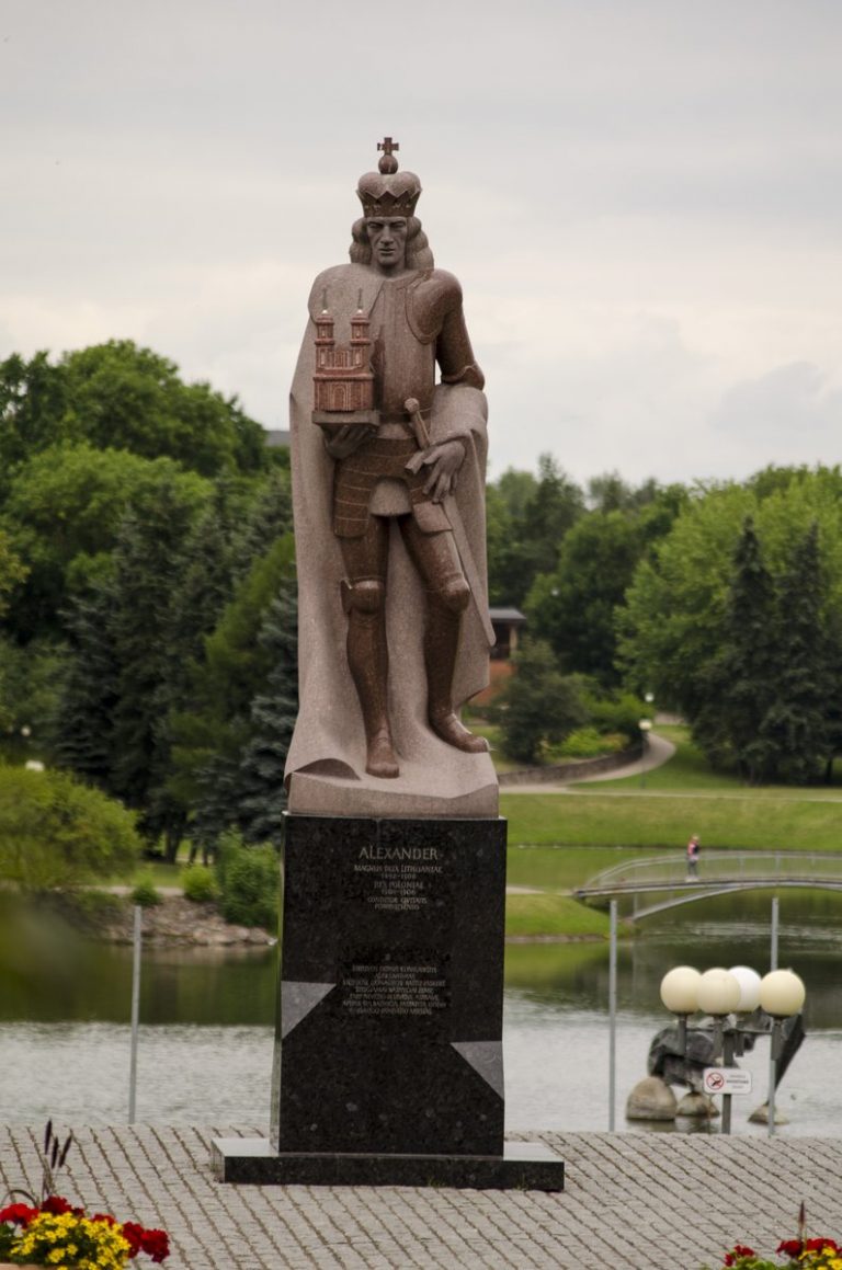 Paminklas Lietuvos didžiajam kunigaikščiui Aleksandrui. Astos Rimkūnienės nuotrauka
