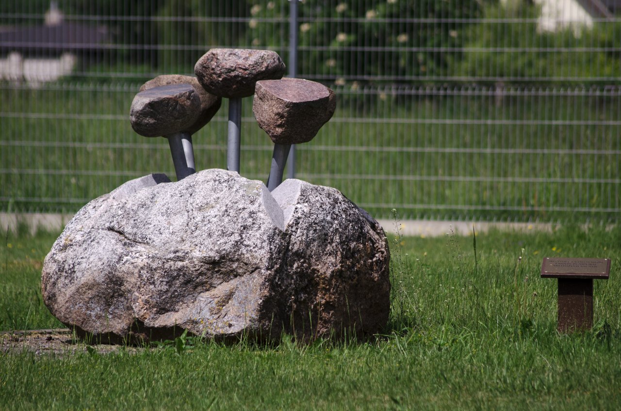 Skulptūra „Laisvės pumpurai skleidžiasi sausyje“. Astos Rimkūnienės nuotrauka