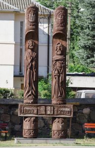 Paminklas Lietuvos vardo paminėjimo 1000-mečiui. Astos Rimkūnienės nuotrauka