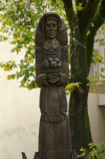 Skulptūra „Moteris su obuoliais“. Astos Rimkūnienės nuotrauka