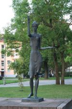 Skulptūra „Pramonė“ („Mergaitė“). Aivaro Neimonto nuotrauka