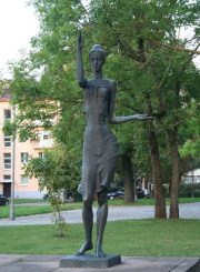 Skulptūra „Pramonė“ („Mergaitė“). Aivaro Neimonto nuotrauka