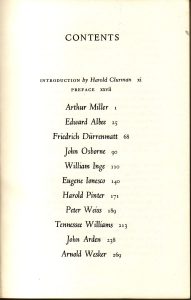 The playwrights speak / edited by Walter Wager; with an introduction by Harold Clurman. New York: Delta Book, 1968. xxx, 290 p.