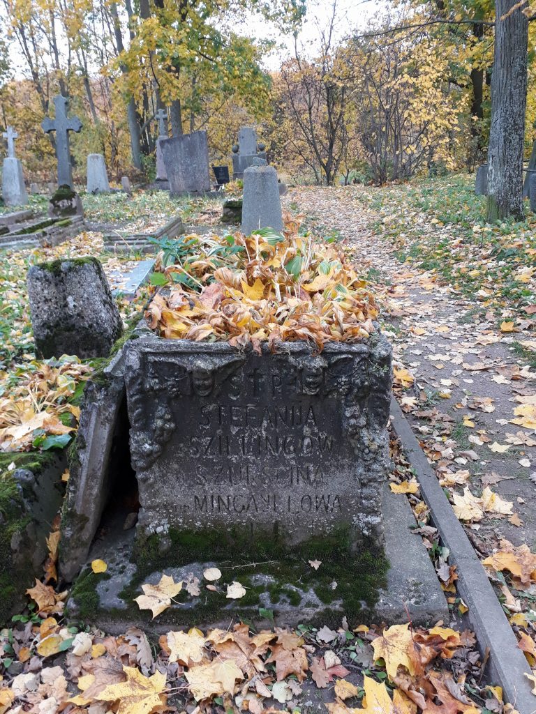 Stefanijos Šukšinos-Mingaylovos ir Onos Daugelienės sarkofagas. Astos Rimkūnienės nuotrauka