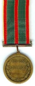 Lietuvos kariuomenės kūrėjų savanorių medalis. 1928 m.