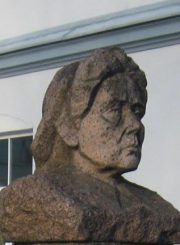 1. G. Petkevičaitės-Bitės paminklinis biustas (skulpt. B. Bučas) prie Panevėžio J. Balčikonio gimnazijos. L. Kaziukonio nuotrauka