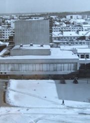 1. Naujieji Panevėžio statiniai. 1978 m. Nuotrauka iš www.miestai.net