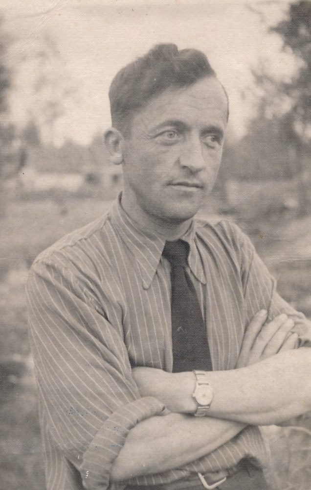 Stasys Šneideris tremtyje. Ust Omčiugas (Tenkos r., Magadano sr.). 1953 m.