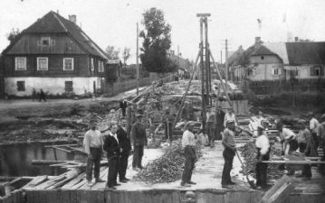 3. Tilto per Apaščią statyba 1931 m.