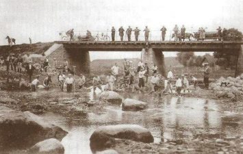 5. Melioracijos darbai Lėvens slėnyje apie 1931 m. Kupiškio Zuntės tiltas