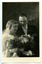 Liucijos ir Henriko Žilėnų vestuvės. Fotogr. A. Patamsio. Apie 1938 m. PAVB F115
