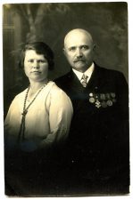 Teodora ir Juozapas Gudavičiai. Fotoateljė J. Žitkaus & J. Pauros. Panevėžys. 1931 m. PAVB F103-36