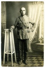 Nežinomas Lietuvos kariuomenės kariškis. Fotogr. J. Trakmano. Apie 1920 m. PAVB F141-82