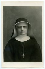 Panevėžio mokytojų seminarijos pedagogė sesuo Emma Heimgartner. Foto J. P. Šukio. 1925 m. PAVB F80-723