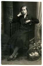 Ona Barauskaitė-Pikšrienė. Foto J. Trakmano. 1930 m. PAVB F141-35