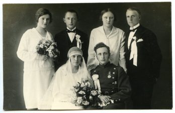 Nežinomų asmenų vestuvės. Fotogr. I. Frido. 1928 m. PAVB F80-533