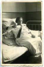 Apolonija Gabriūnaitė ligoninėje. Fotogr. J. Žitkaus. Panevėžys. 1938 m. PAVB F145-99