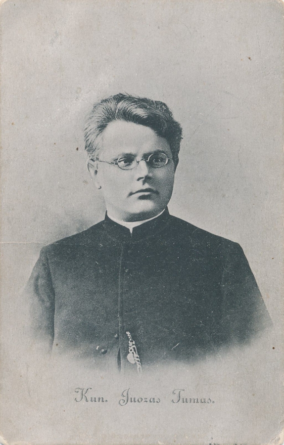 Kunigas Juozas Tumas. Vilnius, apie 1909. PAVB F8-101