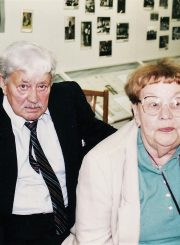 Ona ir Donatas Banioniai J. Miltinio palikimo studijų centre. 2004 m.