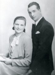 Bronius ir Vanda Vaivados Strasbūre (Prancūzija) 1933 m.