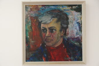 Bronė Mingilaitė – Uogintienė. Donato Banionio portretas. 1973. Drobė, aliejus