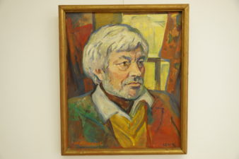 Jurij Mežirov. Donato Banionio portretas. 1996. Drobė, aliejus