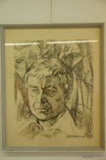 Jurij Mežirov. Donato Banionio portretas. 1999. Popierius, pieštukas