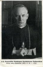 Vyskupas Kazimieras Paltarokas 60-ties metų sukaktuvėse. 1935 m. PAVB RKRS. F 12-379