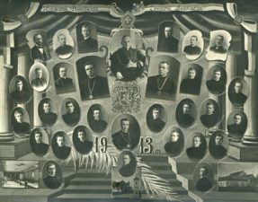 Baigusieji Dvasiškąją žemaičių seminariją. 1913 m. PVKA