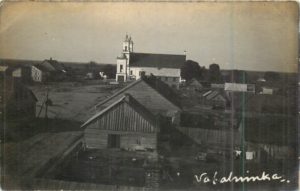  Vabalninkas. Aikštės vaizdas nuo Biržų kelio. 1928 m. J. Daubaro nuotrauka