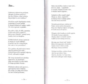 Širvys P. Tau : [eilėraštis] // Paulius Širvys. O parodyt širdies negaliu. – Vilnius, 2000, p. 76–77