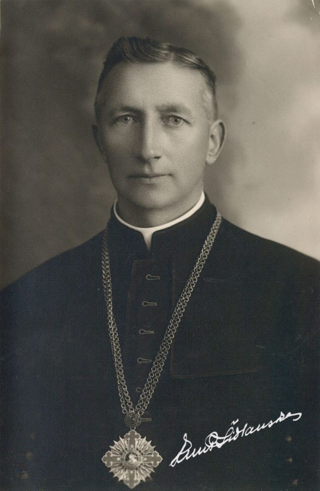 Prelatas Povilas Šidlauskas. Apie 1938 m. Nuotrauka iš Kristupo Šidlausko asmeninio archyvo