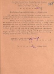 2. Sprendimas Laisvės aikštėje pastatyti Laisvės paminklą. 1949 m. balandžio 29 d. Šiaulių regioninio valstybės archyvo Panevėžio filialas. F. 14, ap. 1, b. 43, l. 767