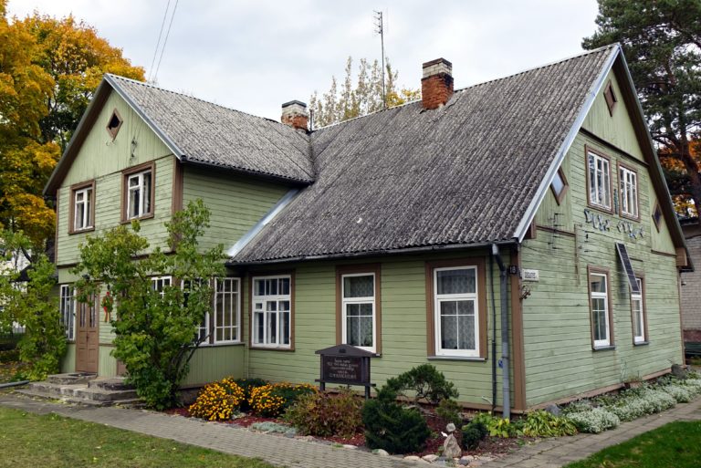 Namas, kuriame gyveno G. Petkevičaitė-Bitė. Giedriaus Zauros nuotrauka