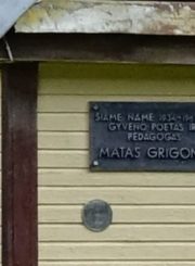 Atminimo lenta Matui Grigoniui. Giedriaus Zauros nuotrauka