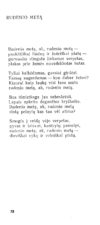 Mezginaitė, Elena. Rudenio metą // Mezginaitė, E. Provincijos tango. – Vilnius, 1989, p. 75