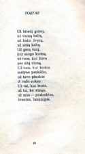 Mezginaitė, Elena. Tostas // Mezginaitė, E. Vasarų vieškeliais. – Vilnius: Vaga, 1975, p. 39