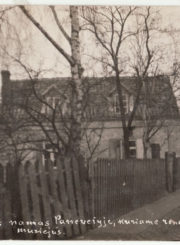 Seniausias Panevėžio pastatas. 1924 m.