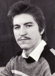 Aktorius Vytautas Kupšys. Panevėžys, 1985 m. Fotogr. Kazimiero Vitkaus. PAVB FKV-404-7-3
