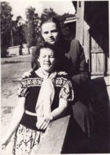 Su Ona Konkulevičiūte. Apie 1957–1958 m. Fotogr. iš Mariaus Pažemecko asmeninio archyvo