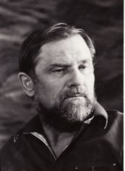 Aktorius Stasys Petronaitis. Panevėžys, [1982] m. Fotogr. Kazimiero Vitkaus. PAVB FKV-398/42-13