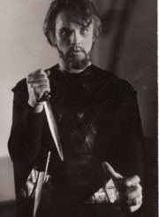 W. Shakespeare’as „Makbetas“ (rež. Juozas Miltinis), 1961 m. Stasys Petronaitis – Makbetas. Fotogr. Kazimiero Vitkaus. PAVB FKV-161/20-36