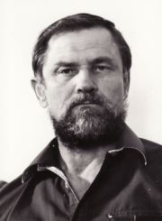 Aktorius Stasys Petronaitis. Panevėžys, [1982] m. Fotogr. Kazimiero Vitkaus. PAVB FKV-398/42-6