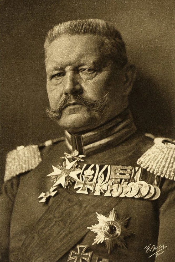 Paulius von Hindenburgas. Iš: https://www.vle.lt/straipsnis/paul-von-hindenburg/