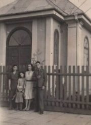 Karaimų kenesa Panevėžyje. 1948 m. Nuotrauka iš Panevėžio kraštotyros muziejaus rinkinių
