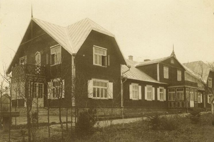 Panevėžio vyskupijos pastatas Sodų gatvėje. XX a. 4 deš.