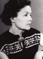 Ona Konkulevičiūtė-Banionienė. Panevėžys, 1955 m. Fotogr. Kazimiero Vitkaus. PAVB FKV-398-25-2