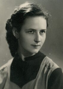 Ona Barisaitė. Panevėžys. Apie 1950 m. PAVB, Barisų šeimos fondas F155