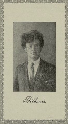 Albinas Baltramiejūnas-Gilbonis. Iš knygos: Iš liepsnojančios krūtinės (Panevėžys, 1929)